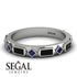 Black Diamond Baguette & Princess Eternity Band - Andrea No. 45