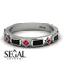Black Diamond Baguette & Princess Eternity Band - Andrea No. 42