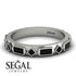 Black Diamond Baguette & Princess Eternity Band - Andrea No. 39