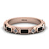 Black Diamond Baguette & Princess Eternity Band - Andrea No. 32 image 1