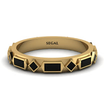 Black Diamond Baguette & Princess Eternity Band - Andrea No. 37 image 1