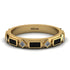 Black Diamond Baguette & Princess Eternity Band - Andrea No. 31 image 1