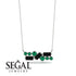 Black Diamond Baguette Necklace Mix - Kinley No. 36 image 8