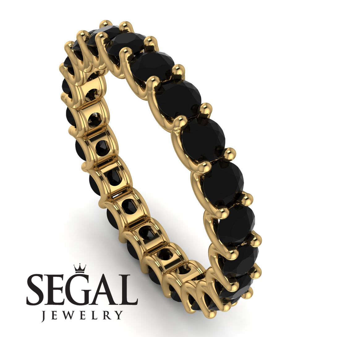 Black Diamond Eternity Ring - Jayla No. 7