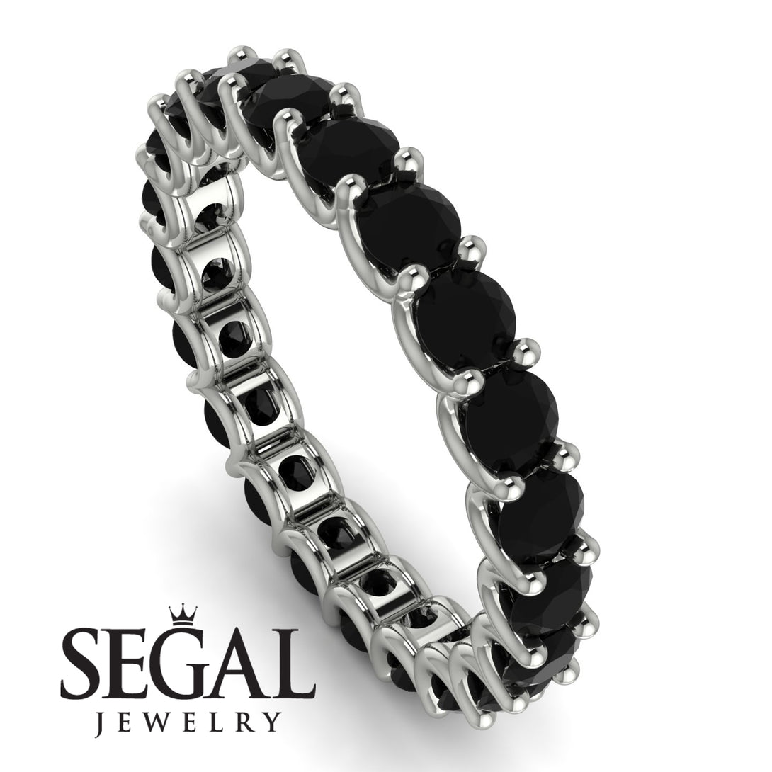 Black Diamond Eternity Ring - Jayla No. 9