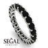 Black Diamond Eternity Ring - Jayla No. 9