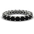 Black Diamond Eternity Ring - Jayla No. 9