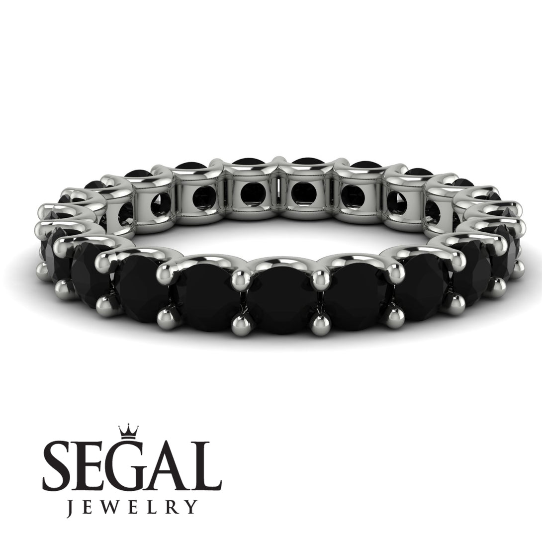 Black Diamond Eternity Ring - Jayla No. 9