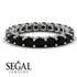 Black Diamond Eternity Ring - Jayla No. 9