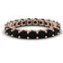 Black Diamond Eternity Ring - Jayla No. 8