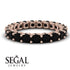 Black Diamond Eternity Ring - Jayla No. 8