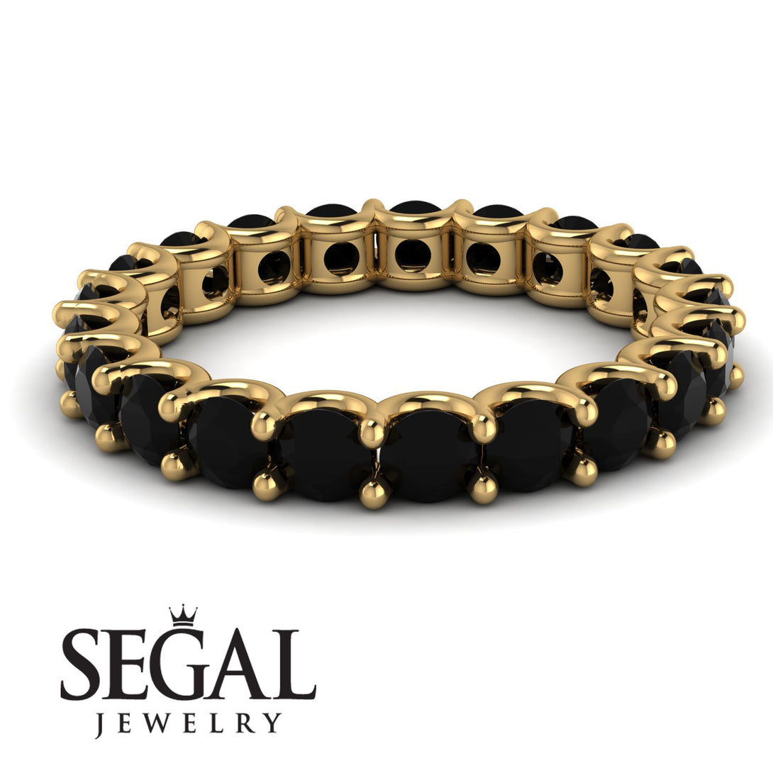 Black Diamond Eternity Ring - Jayla No. 7