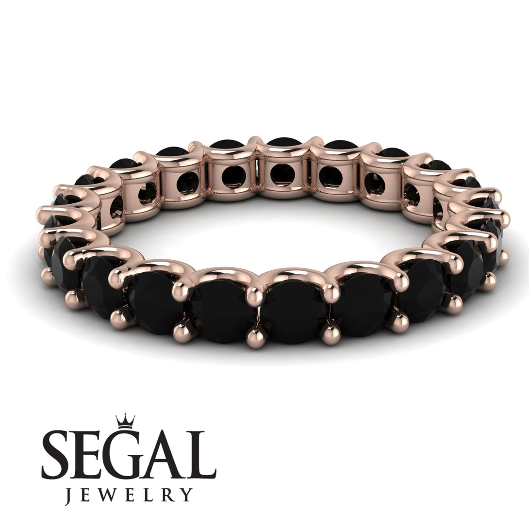 Black Diamond Eternity Ring - Jayla No. 8