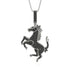Black Diamond Horse Necklace - Douglas No. 9
