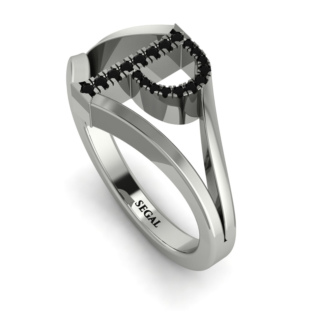 Black Diamond Initial P Ring