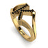 Black Diamond Initial K Ring