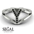 Black Diamond Initial Y Ring