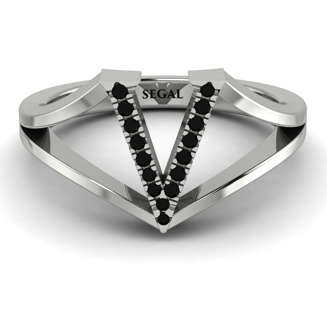 Black Diamond Initial V Ring