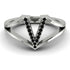 Black Diamond Initial V Ring
