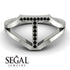 Black Diamond Initial T Ring