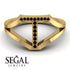 Black Diamond Initial T Ring