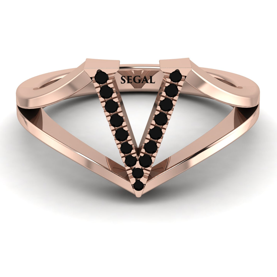Black Diamond Initial V Ring