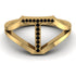 Black Diamond Initial T Ring