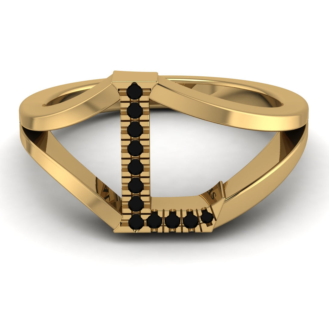 Black Diamond Initial L Ring