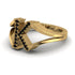 Black Diamond Initial K Ring