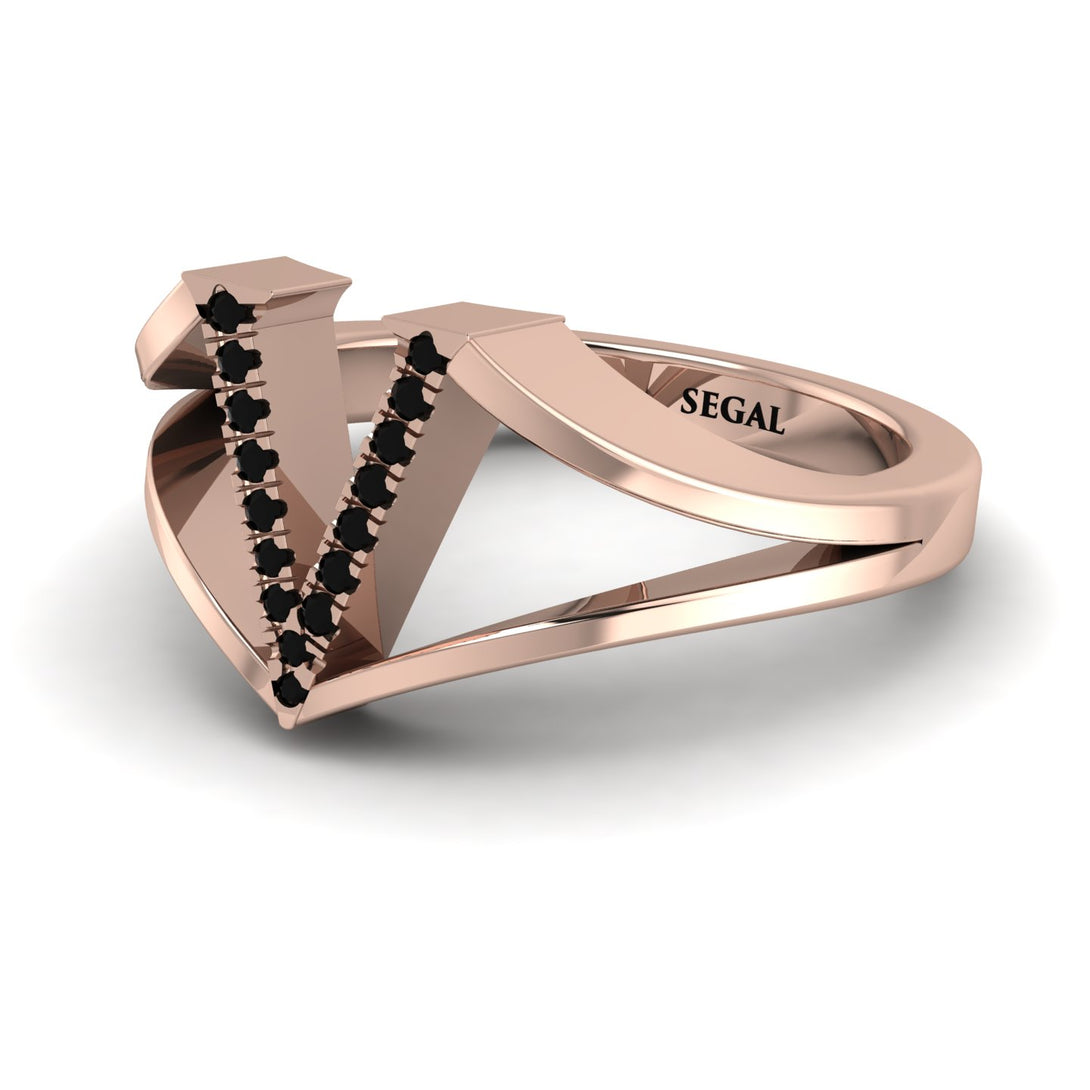 Black Diamond Initial V Ring