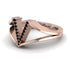 Black Diamond Initial V Ring
