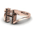 Black Diamond Initial H Ring