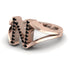 Black Diamond Initial N Ring