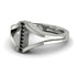 Black Diamond Initial I Ring
