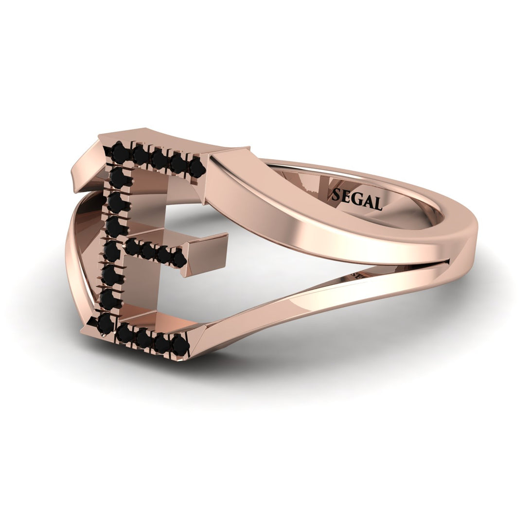 Black Diamond Initial E Ring