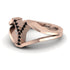 Black Diamond Initial Y Ring