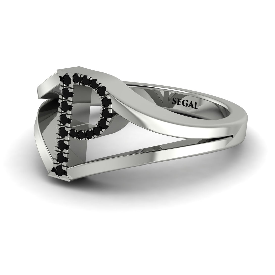 Black Diamond Initial P Ring