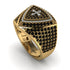 Black Diamond Men Signet Ring - Roger No. 25 image 1