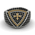 Black Diamond Men Signet Ring - Roger No. 21