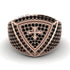Black Diamond Men Signet Ring - Roger No. 23