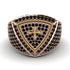 Black Diamond Men Signet Ring - Roger No. 20 image 2