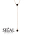 Black Diamond Tie Necklace - Alma No. 8