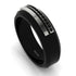 Black Titanium Black Diamond Ring - George No. 9
