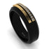 Black Titanium Diamond Ring - George No. 1