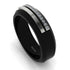 Black Titanium Diamond Ring - George No. 3