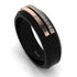 Black Titanium Diamond Ring - George No. 2