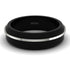 Black Titanium Gold Wedding Ring - Paul No. 3