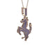 Sapphire Horse Necklace - Douglas No. 14