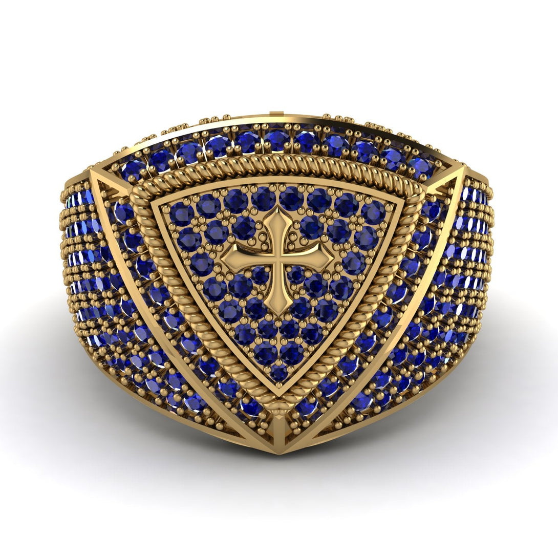 Sapphire Men Signet Ring - Roger No. 37