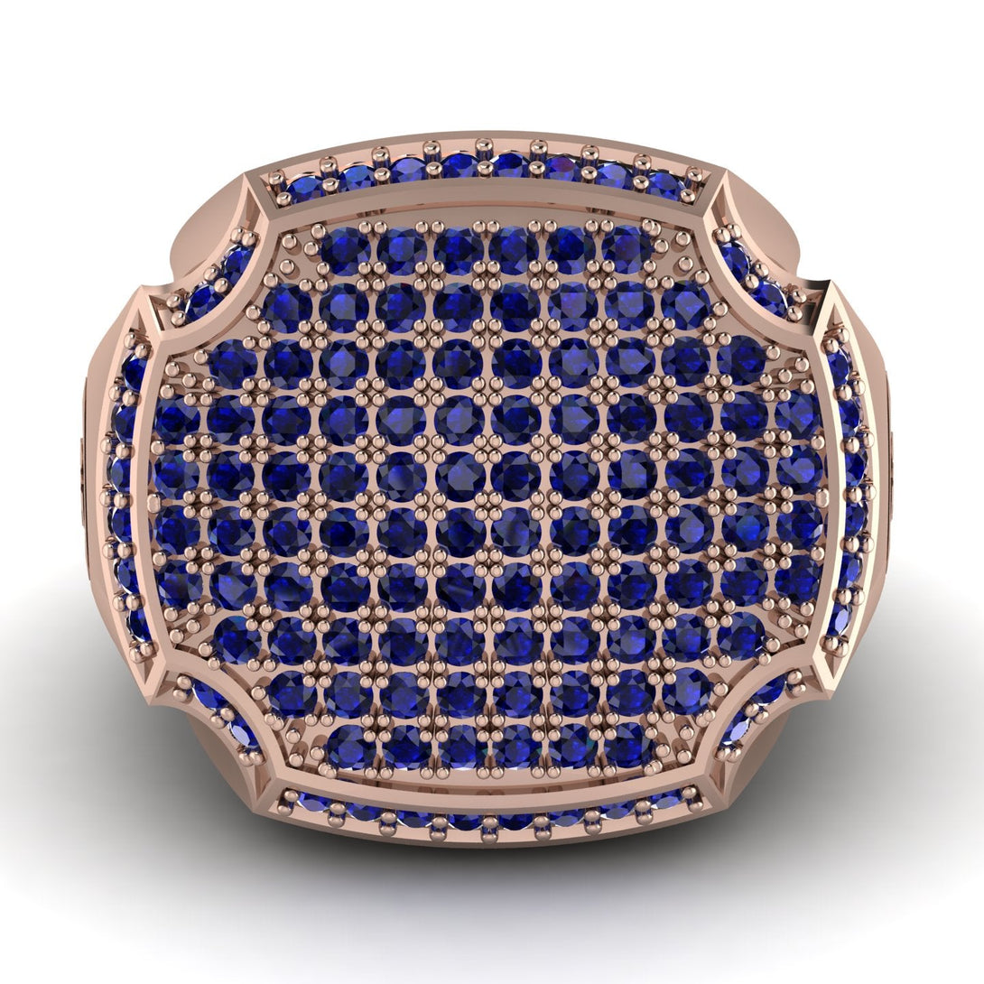 Sapphire Men Signet Ring - Carl No. 17